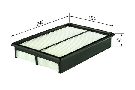 Bosch 1987429137 Air Filter - 1