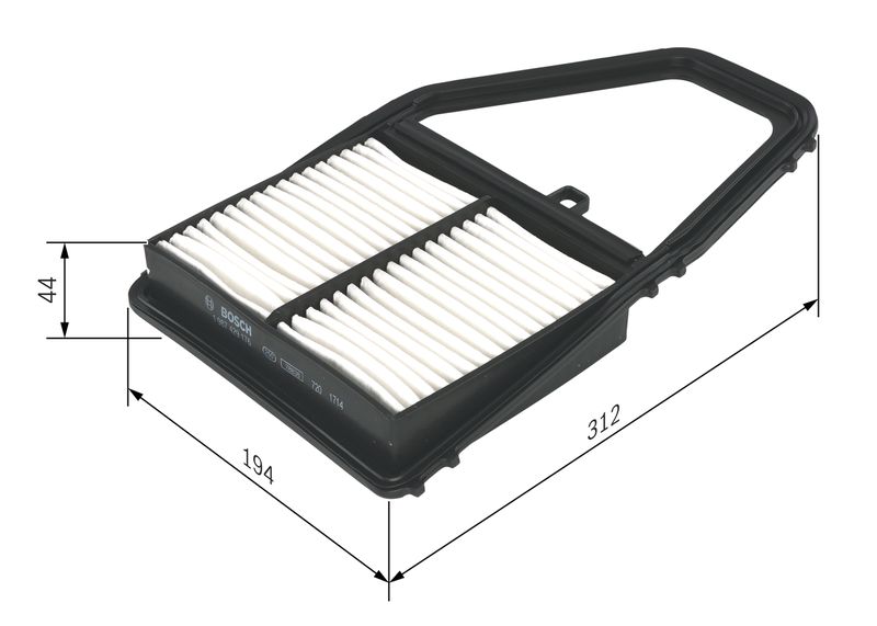 Bosch 1987429176 Air Filter - 1