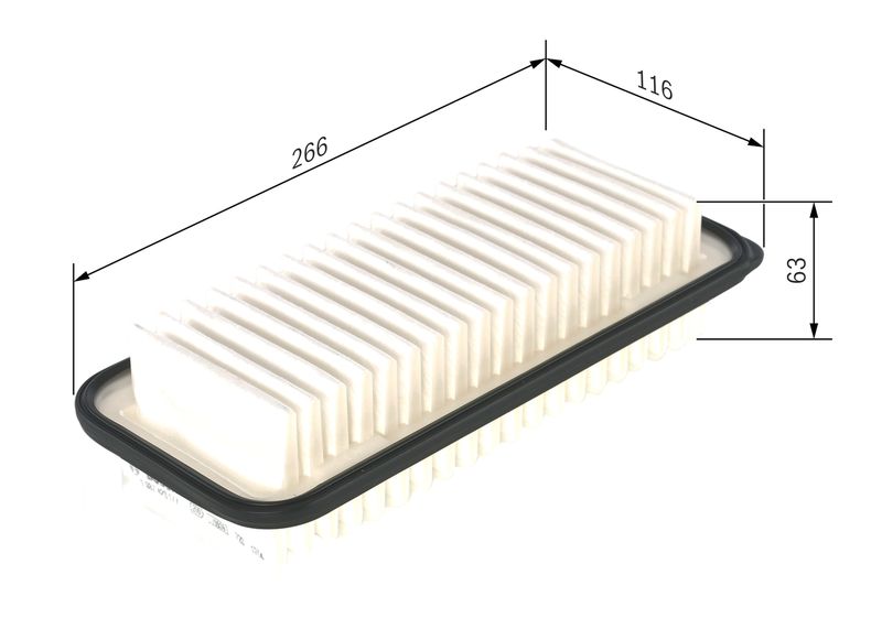 Bosch 1987429177 Air Filter - 1