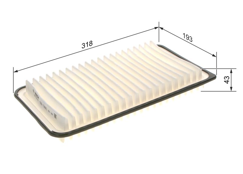 Bosch 1987429187 Air Filter - 1