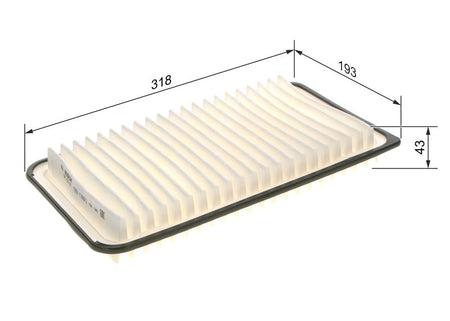 Bosch 1987429187 Air Filter - 1
