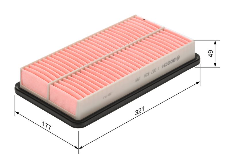 Bosch 1987429188 Air Filter - 5