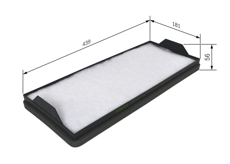 Bosch 1987431155 Filter, cabin air - 1