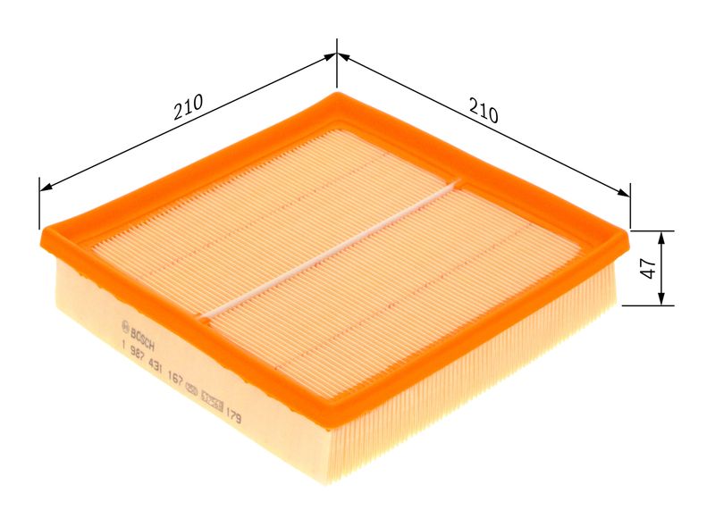 Bosch 1987431167 Filter, cabin air - 5