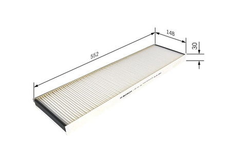 Bosch 1987431180 Filter, cabin air - 1