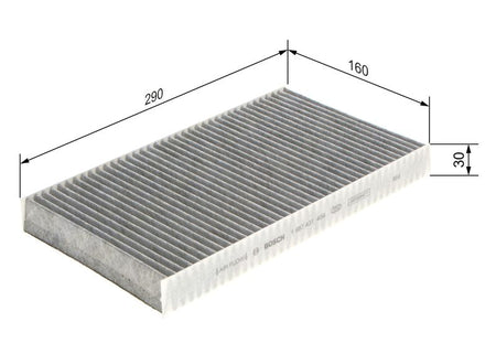 Bosch 1987431459 Filter, cabin air - 1