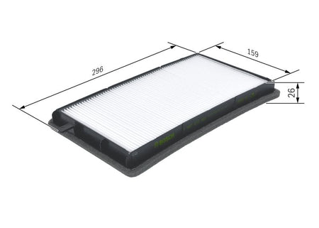 Bosch 1987432002 Filter, cabin air - 1