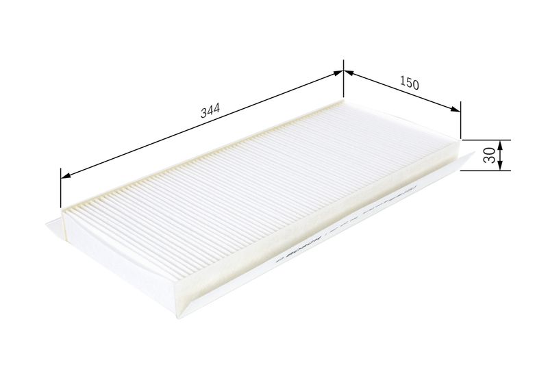Bosch 1987432006 Filter, cabin air - 1