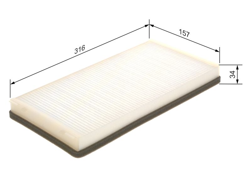Bosch 1987432007 Filter, cabin air - 5