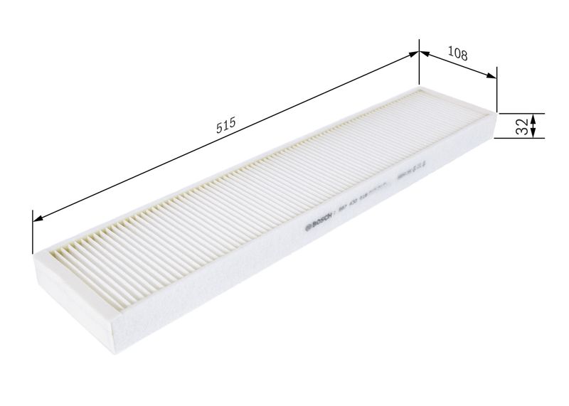 Bosch 1987432018 Filter, cabin air - 1