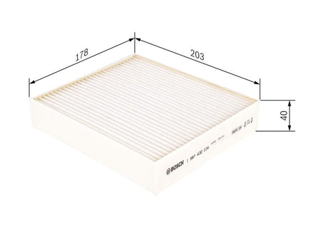 Bosch 1987432034 Filter, cabin air - 5