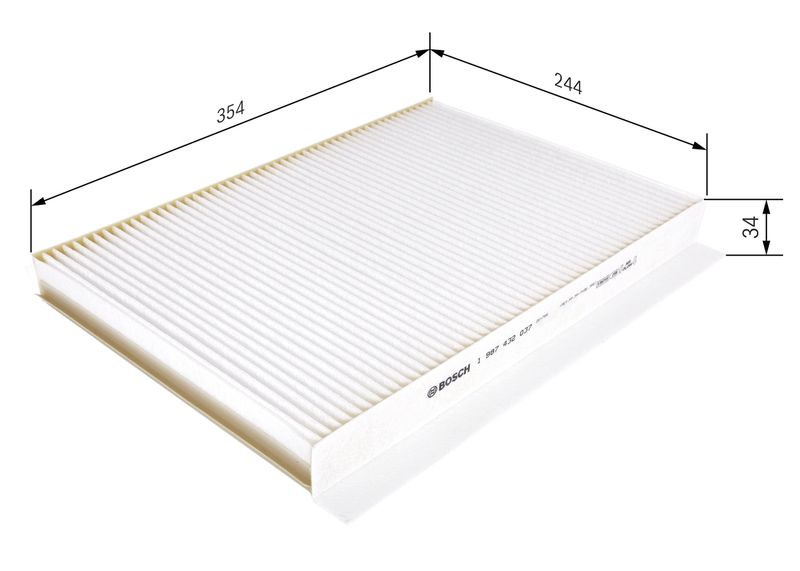 Bosch 1987432037 Filter, cabin air - 1