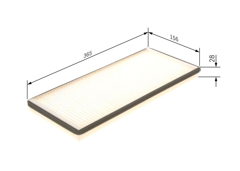 Bosch 1987432043 Filter, cabin air - 1