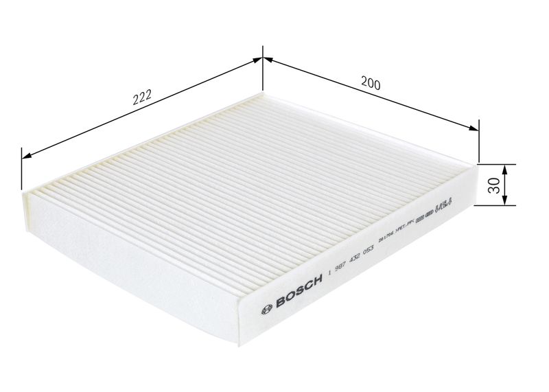 Bosch 1987432053 Filter, cabin air - 1