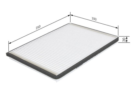 Bosch 1987432058 Filter, cabin air - 1