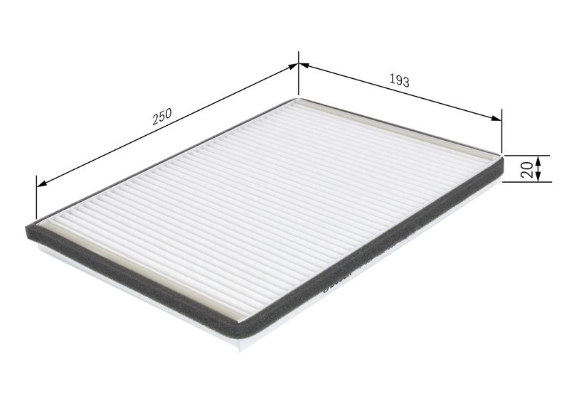 Bosch 1987432058 Filter, cabin air - 1