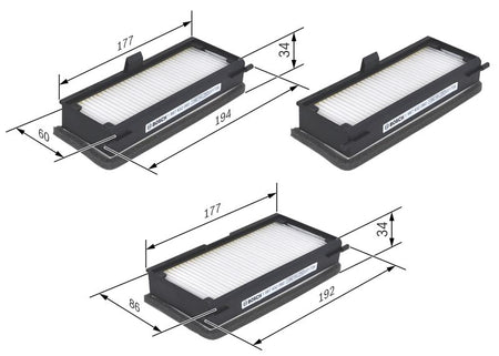Bosch 1987432060 Filter, cabin air - 1