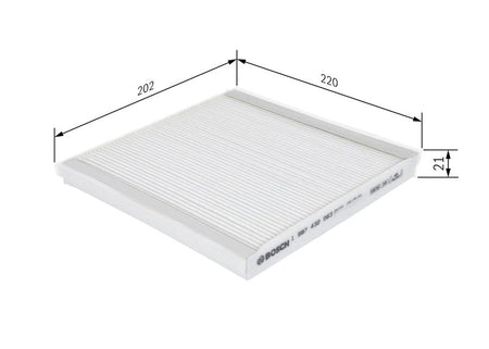 Bosch 1987432063 Filter, cabin air - 1