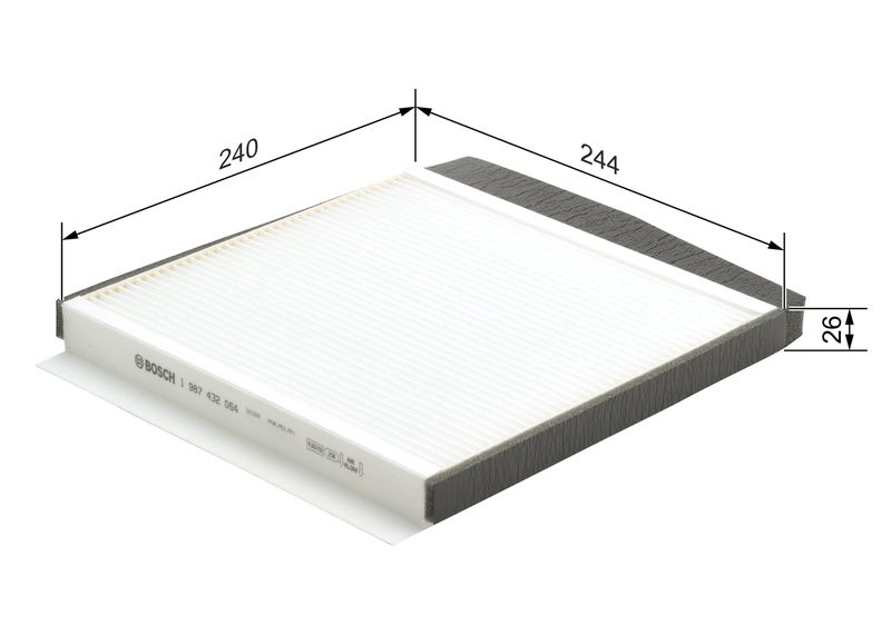 Bosch 1987432064 Filter, cabin air - 5