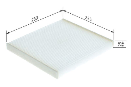 Bosch 1987432065 Filter, cabin air - 1