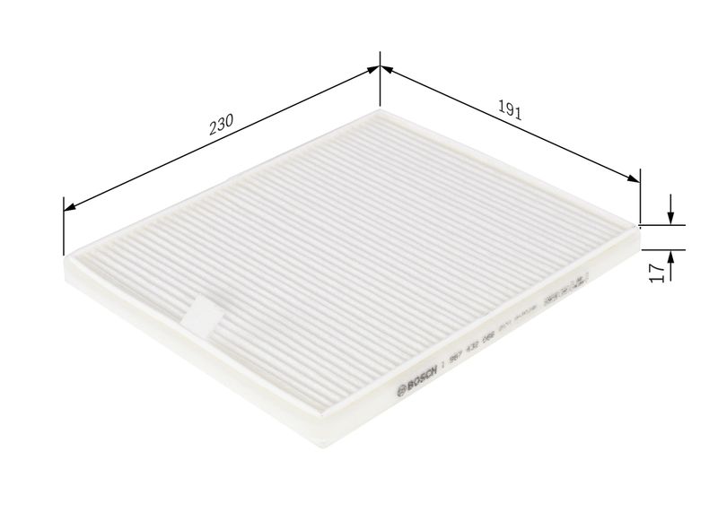Bosch 1987432066 Filter, cabin air - 1