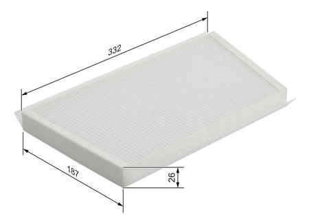 Bosch 1987432070 Filter, cabin air - 5