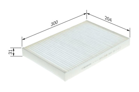 Bosch 1987432071 Filter, cabin air - 1