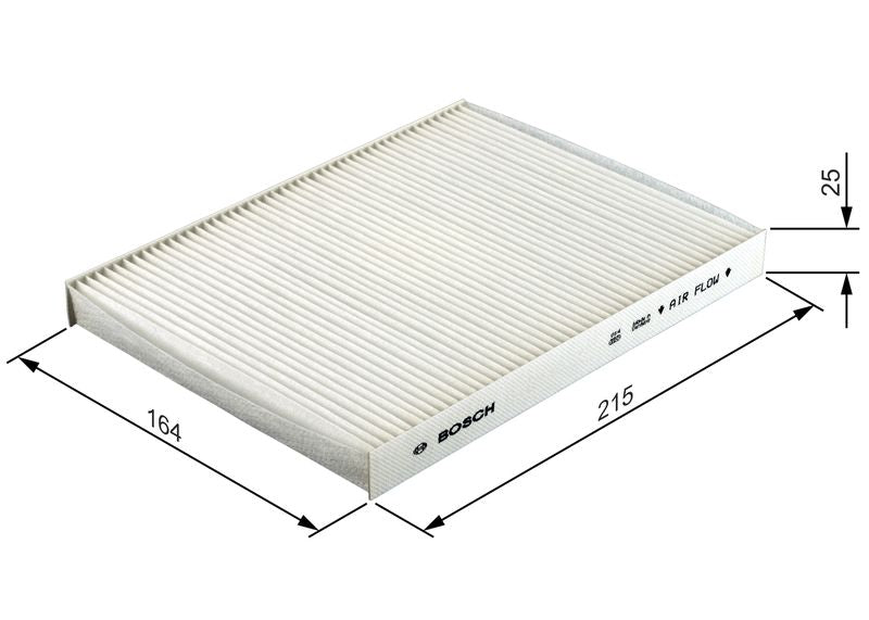 Bosch 1987432072 Filter, cabin air - 1