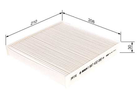 Bosch 1987432080 Filter, cabin air - 1