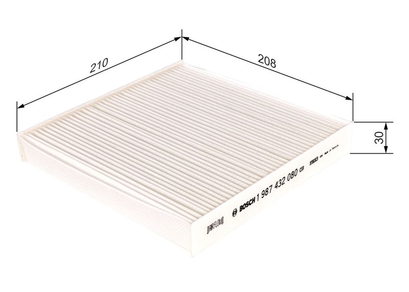 Bosch 1987432080 Filter, cabin air - 1