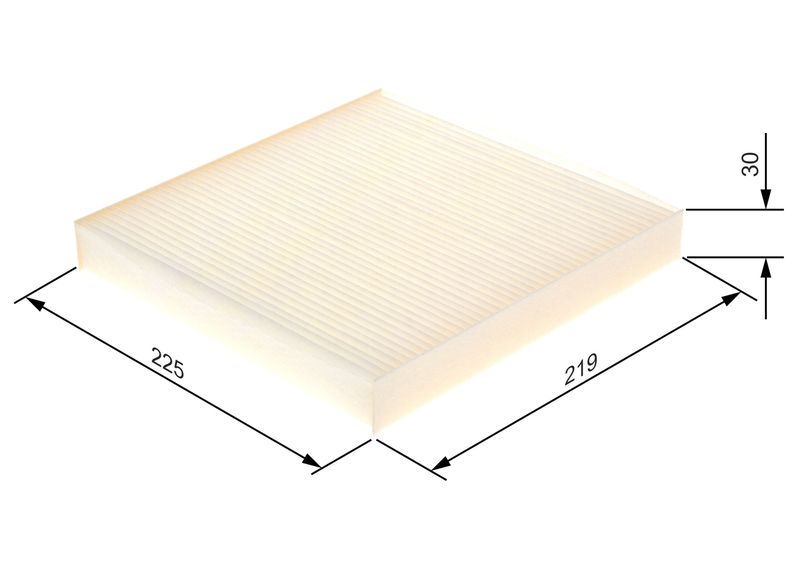 Bosch 1987432083 Filter, cabin air - 1