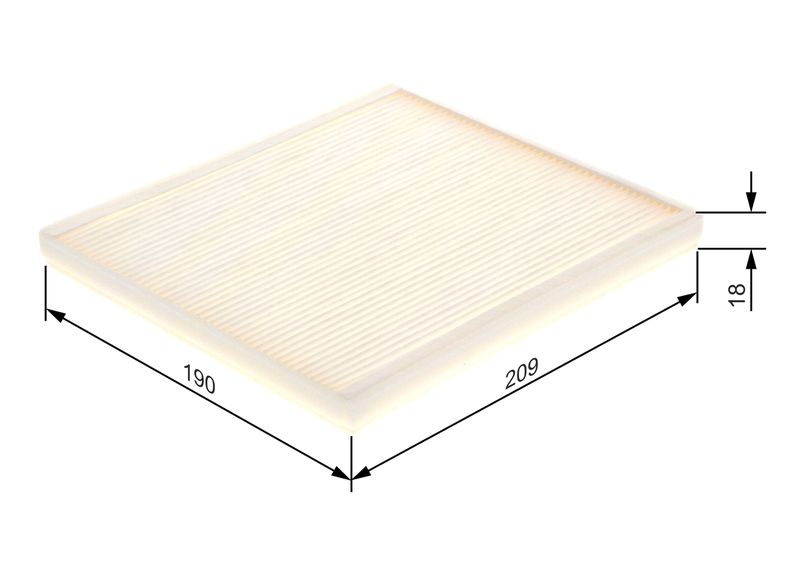 Bosch 1987432084 Filter, cabin air - 1