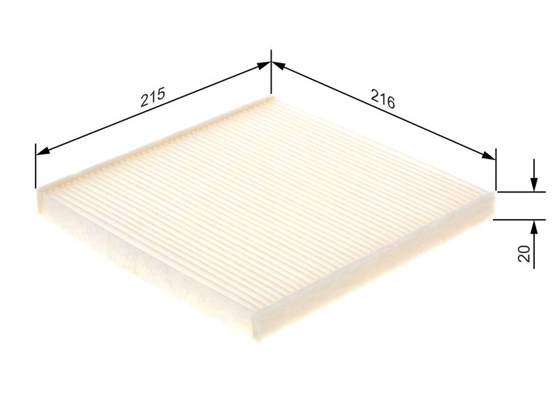 Bosch 1987432085 Filter, cabin air - 1