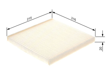 Bosch 1987432085 Filter, cabin air - 1