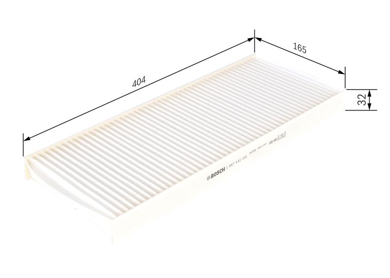 Bosch 1987432091 Filter, cabin air - 1