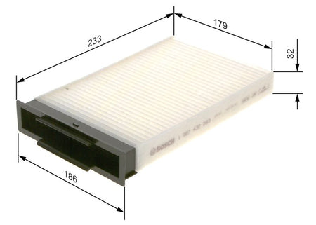 Bosch 1987432093 Filter, cabin air - 1