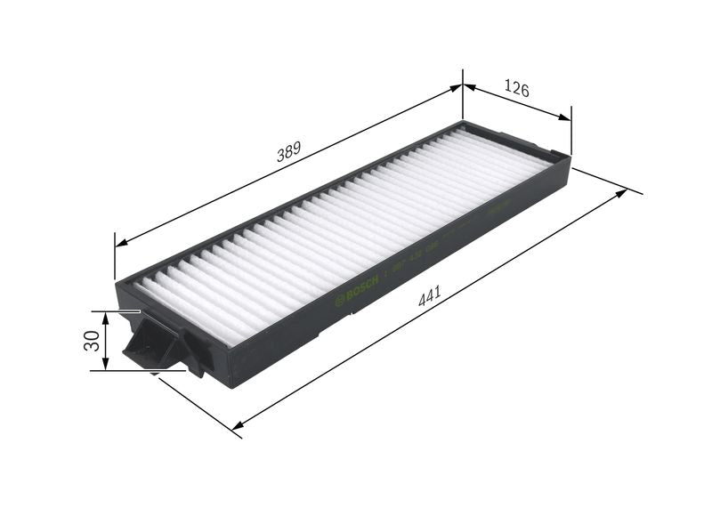 Bosch 1987432096 Filter, cabin air - 1