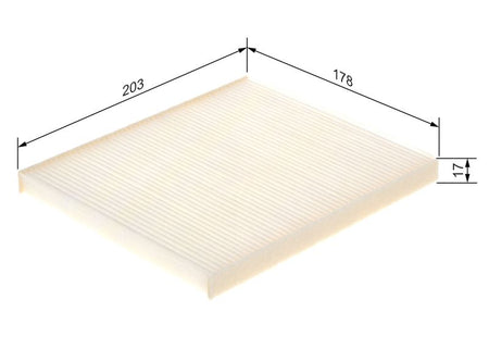 Bosch 1987432106 Filter, cabin air - 5