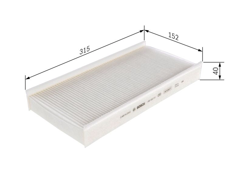 Bosch 1987432112 Filter, cabin air - 1