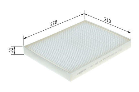 Bosch 1987432114 Filter, cabin air - 1