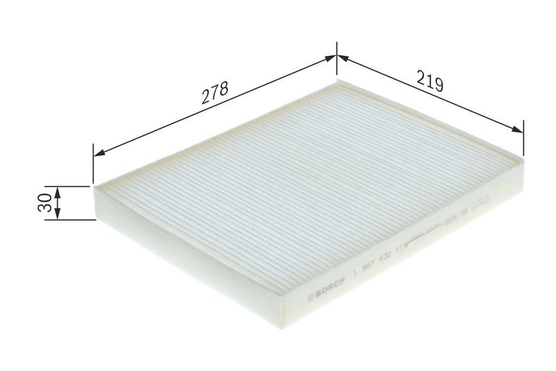 Bosch 1987432114 Filter, cabin air - 1