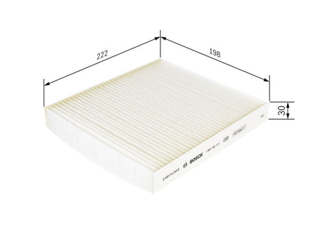 Bosch 1987432121 Filter, cabin air - 1