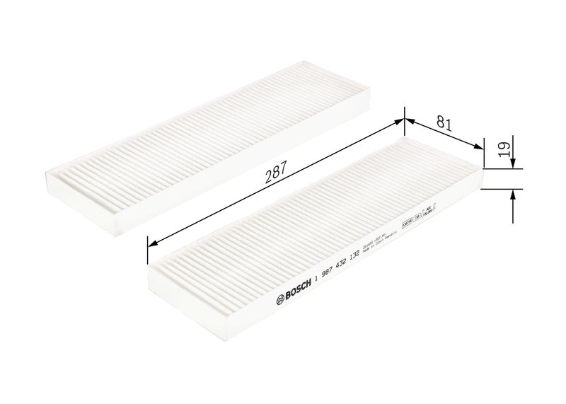 Bosch 1987432132 Filter, cabin air - 1