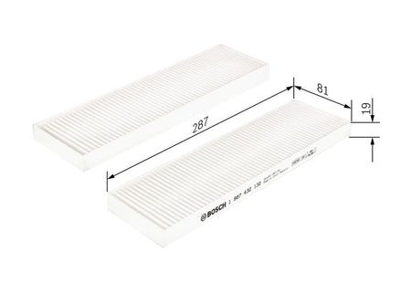 Bosch 1987432132 Filter, cabin air - 1