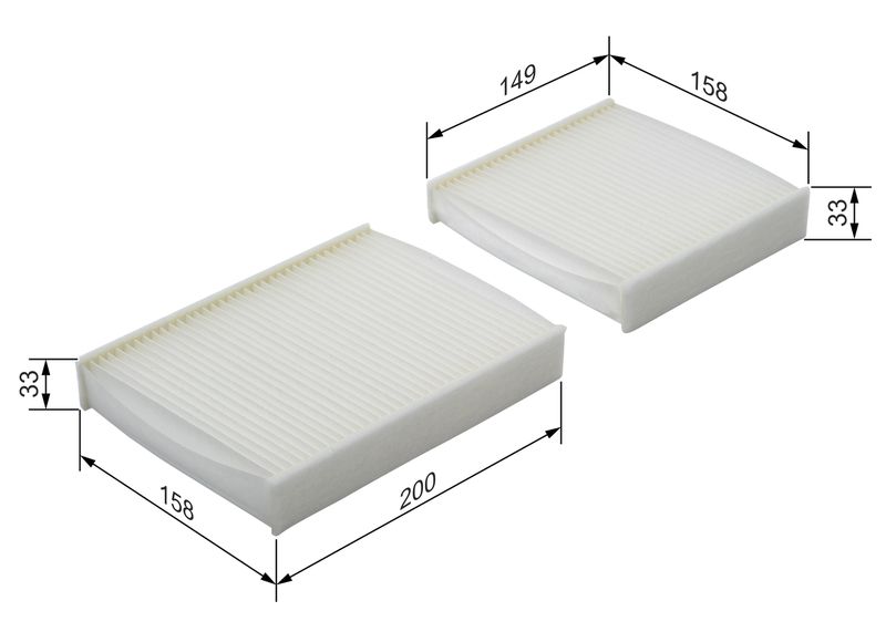 Bosch 1987432136 Filter, cabin air - 5