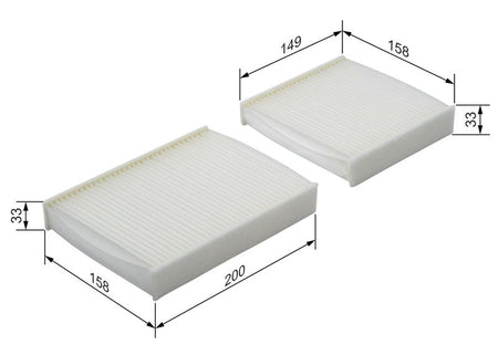 Bosch 1987432136 Filter, cabin air - 5