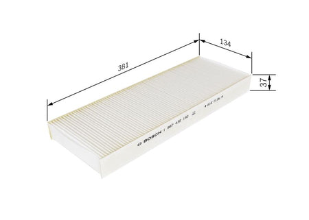 Bosch 1987432150 Filter, cabin air - 1