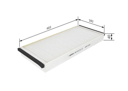 Bosch 1987432151 Filter, cabin air - 1