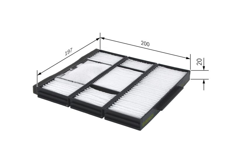 Bosch 1987432155 Filter, cabin air - 1