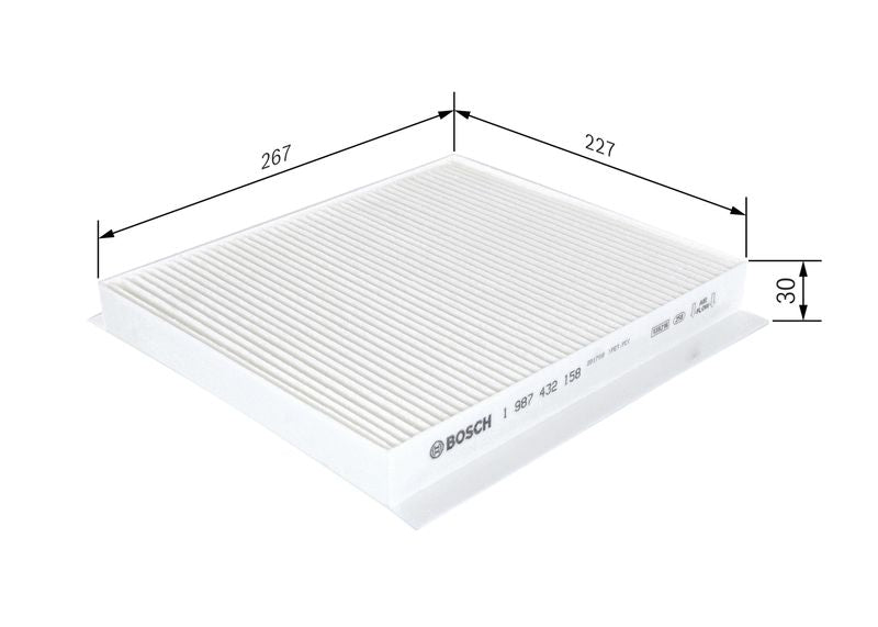 Bosch 1987432158 Filter, cabin air - 1